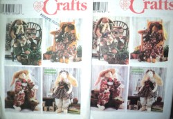 7459 24'' JTD HIM HER BUNNY RABBIT, APRON, JUMPSUIT HAT PATTERN